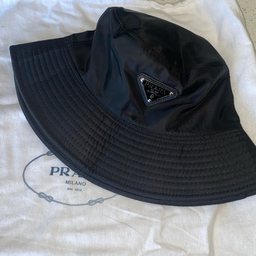 Black and Silver Bucket Hat - unisex